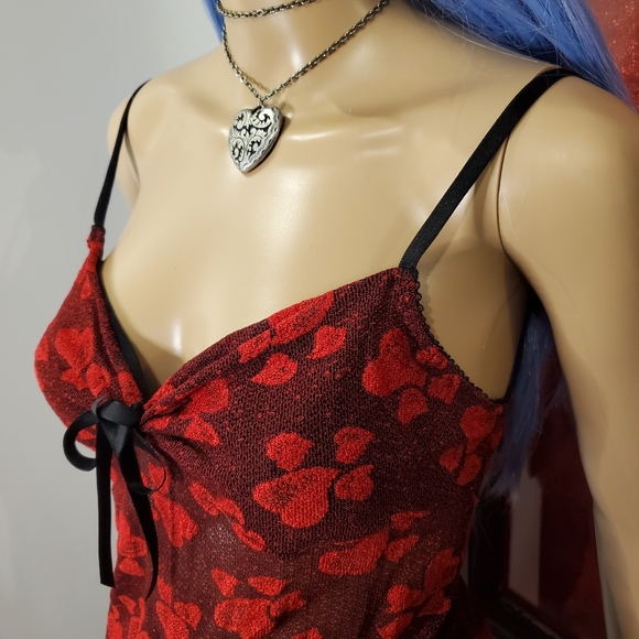 Heart Camisole Lingerie Top or Dress - Picture 5 of 7